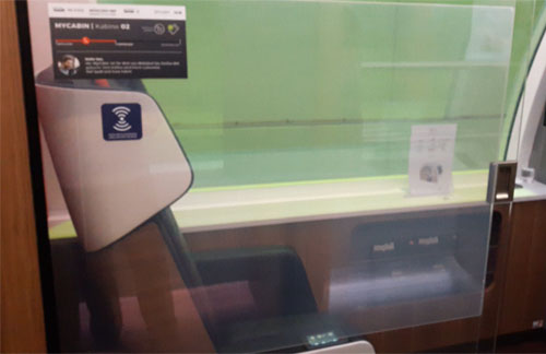 Inteligentna folia Tarnobrzeg - w pociągu włączona